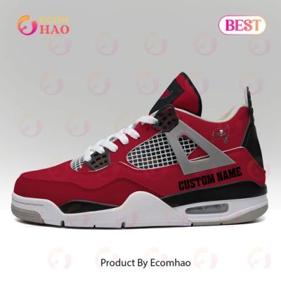 Custom Name NFL Tampa Bay Buccaneers Personalized Air Jordan 4 Shoes, Sneaker