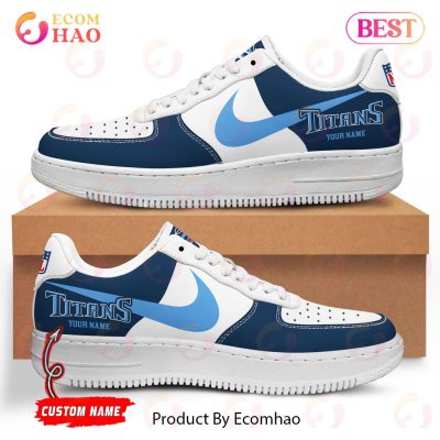 Custom Name NFL Tennessee Titans Personalized Air Force 1 Shoes, AF Sneakers