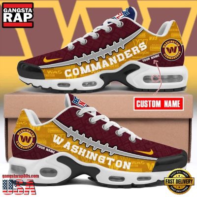 NFL Custom Name Washington Commanders Air Max Plus Running Shoes