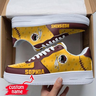 NFL Custom Name Washington Redskins Air Force 1