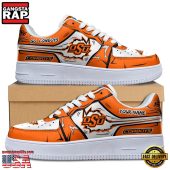 NCAA Custom Name Oklahoma State Cowboys Air Force 1 Running Sneakers Shoes
