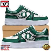 NCAA Custom Name Oregon Ducks Air Force 1 Running Sneakers Shoes