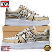 NCAA Custom Name Purdue Boilermakers Air Force 1 Running Sneakers Shoes