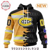 Custom NHL Montreal Canadiens 2025 First Responders Hoodie