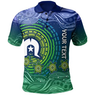 Australia Torres Strait Islanders Polo - Torres Strait Islands Inspired Turtle