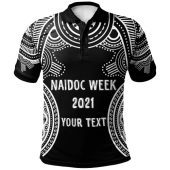 [Custom] Australia Naidoc Week 2021 Polo Shirt - Heal Country (White)