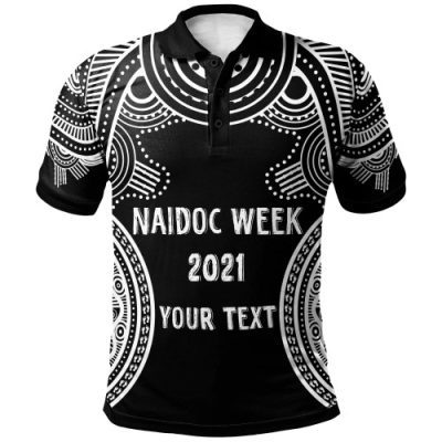 [Custom] Australia Naidoc Week 2021 Polo Shirt - Heal Country (White)