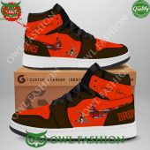 Customized Cleveland Browns Air Jordan Limited Heroine - demo10