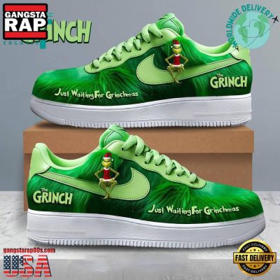 Cute The Grinch Air Force 1 Shoes Sneakers
