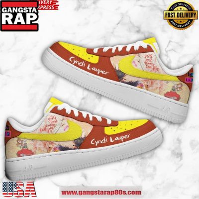 Cyndi Lauper Limited Edition Air Force 1 Sneakers Shoes