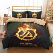 Linkin Park Burning in the Skies Bedding Set