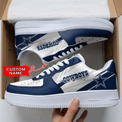 NFL Custom Name Dallas Cowboys Super Bowl Air Force 1 Shoes Sneakers