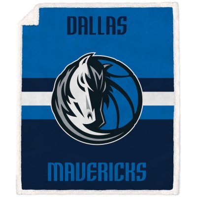 NBA Dallas Mavericks Blue Fleece Blanket V2