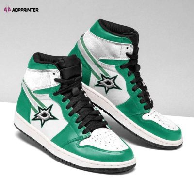 Dallas Stars Nhl Air Jordan Team Custom Eachstep For Men Women Shoes Sport Sneakers