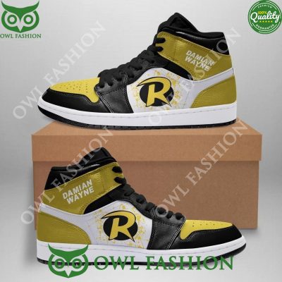 Damian Wayne Dc Comics The Robin Air Jordan High Top Shoes