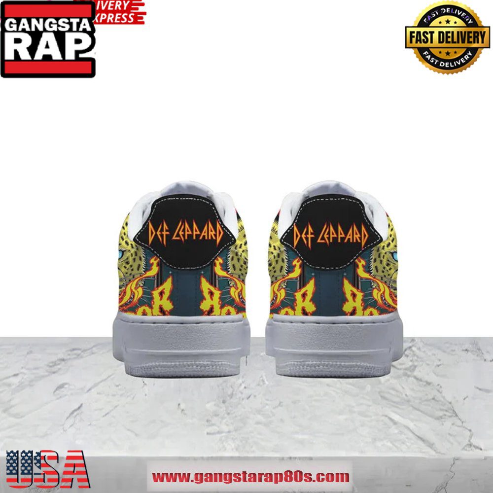 Def Leppard Band Limited Edition Air Force 1 Running Sneakers Shoes Def Leppard Band Limited Edition Air Force 1 Running Sneakers Shoes