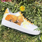 Demon Slayer Kimetsu No Yaiba Zenitsu Air Force 1 Custom Nice Pic - demo10