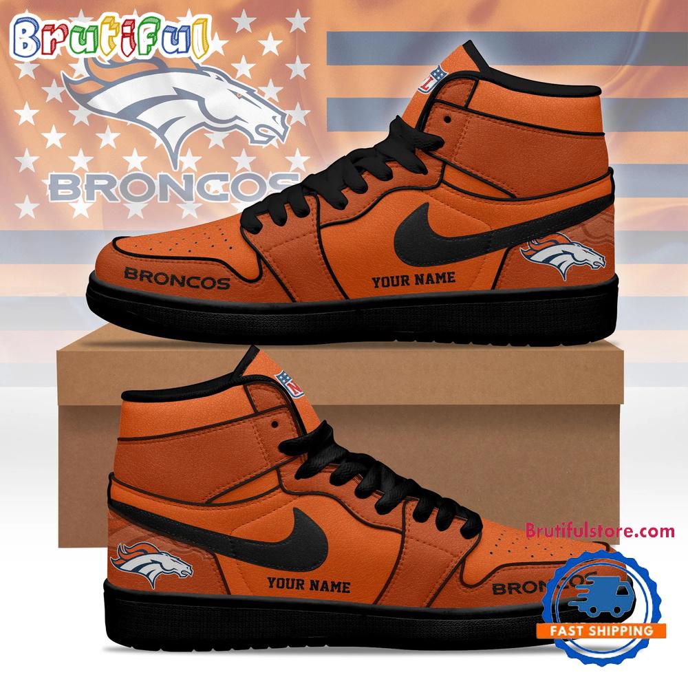 Denver Broncos 2026 NFL Pride Jordan 1 Hightop Shoes Denver Broncos 2026 NFL Pride Jordan 1 Hightop Shoes