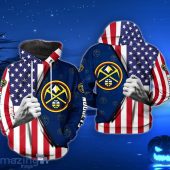 NBA Denver Nuggets US Flag Pullover Hoodie V2