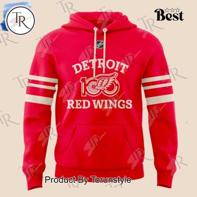 Detroit Red Wings 100 Years Of Hockeytown Limited Edition Hoodie
