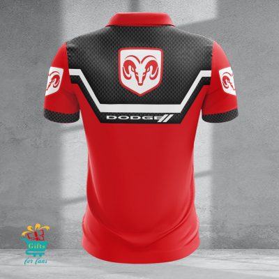 Dodge Custom Name New Design Zipper Polo Shirt