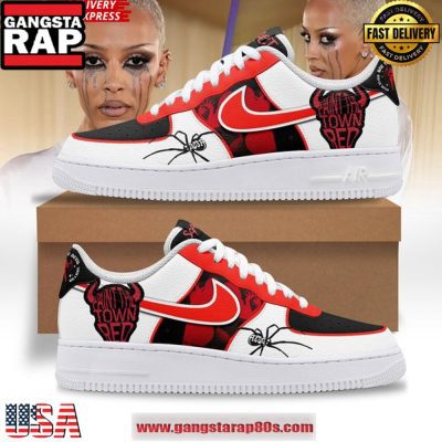 Doja Cat Paint The Town Red Air Force 1 Running Sneakers Shoes