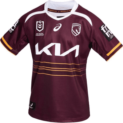 Brisbane Broncos Personalized Men's Home Jersey 2026 NRL Rugby League Size S to 6XL