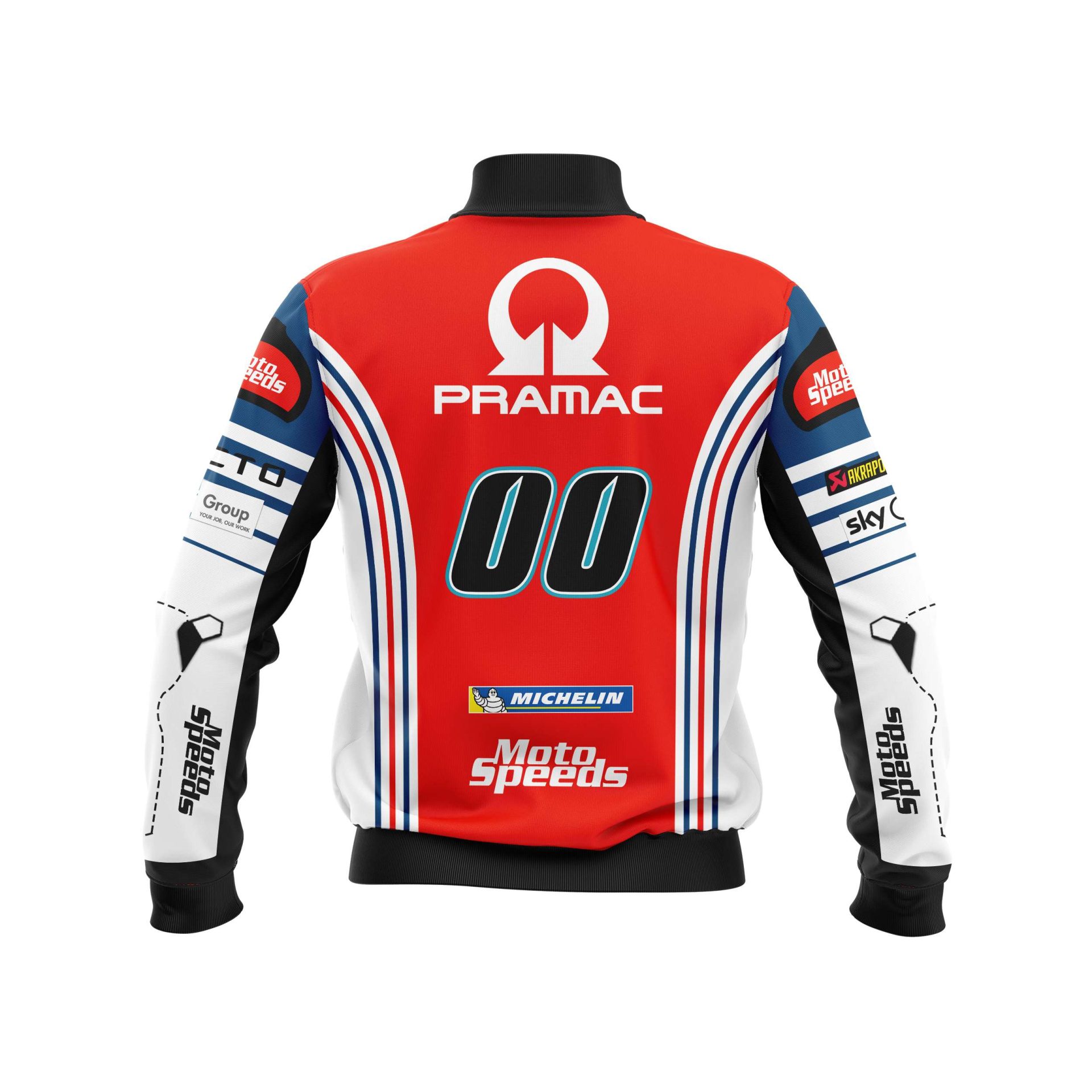Ducati Custom Name Number Pramac Bomber Jacket Ducati Custom Name Number Pramac Bomber Jacket