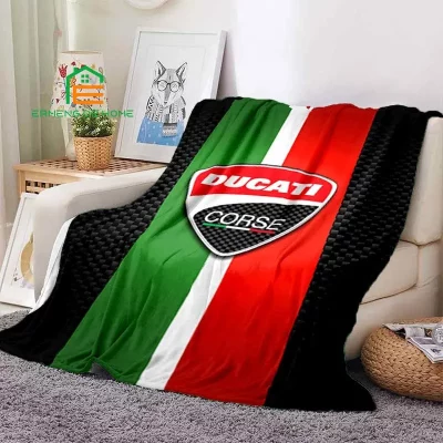 Ducati Logo Fleece Blanket Ducati Logo Fleece Blanket