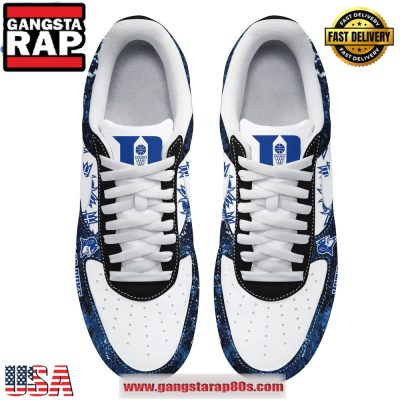 Duke Basketball Blue Devils Air Force 1 Running Sneakers Shoes