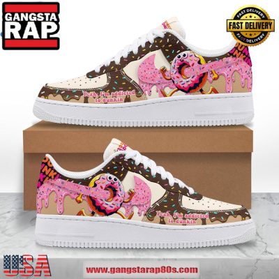 Dunkin' Donuts Addicted Air Force 1 Sneakers Running Sneakers Shoes