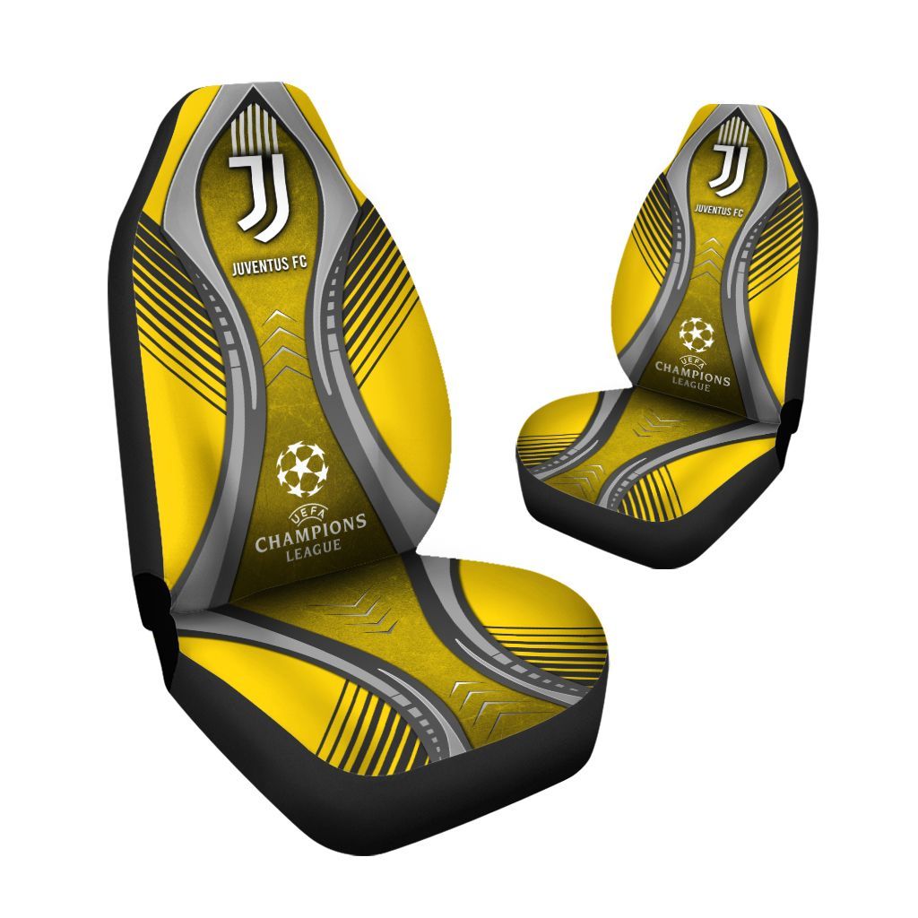 Juventus FC Champions Yellow Car Seat Covers Juventus FC Champions Yellow Car Seat Covers