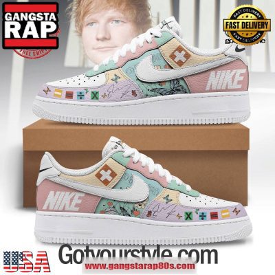 Ed Sheeran Perfect Limited Air Force 1 Running Sneakers Shoes