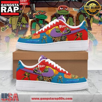 eenage Mutant Ninja Turtles Retro Heroes Air Force 1 Sneakers Shoes