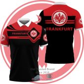 Eintracht Frankfurt Black Red Polo Shirt