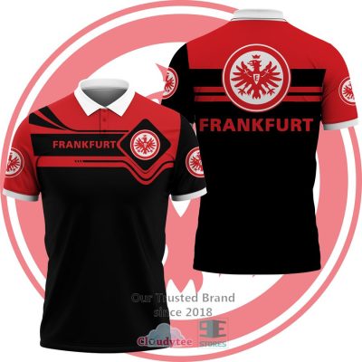 Eintracht Frankfurt Black Red Polo Shirt