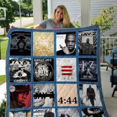 Jay-Z Albums Quilt Blanket V4