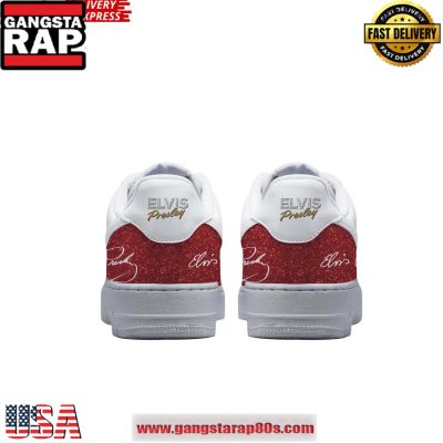 Elvis Presley It's Christmas Time Pretty Baby Air Force 1 Running Sneakers Shoes