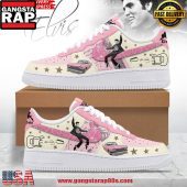 Elvis Presley Pink Cadillac Limited Edition Air Force 1 Sneakers Shoes