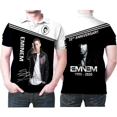 Eminem 32nd Anniversary Signature Polo Shirt