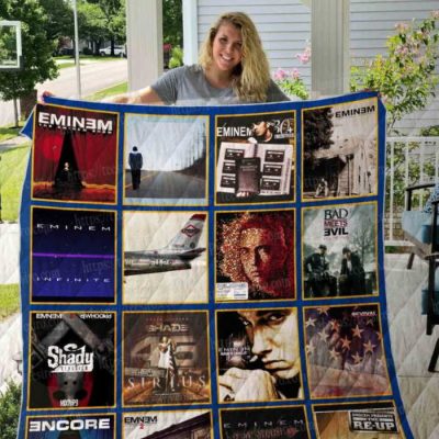 Eminem Albums Cover Quilt Blanket V4