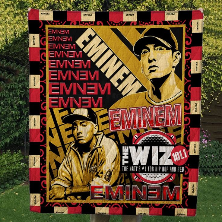 Eminem Band Quilt Blanket Eminem Band Quilt Blanket