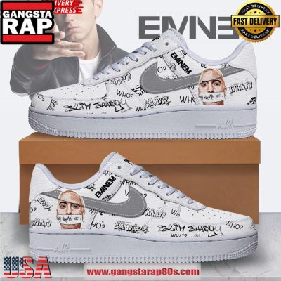 Eminem Slim Shady 2025 Limited Edition Air Force 1 Running Sneakers Shoes