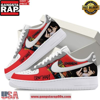 Eminem Slim Shady Limited Edition Air Force 1 Running Sneakers Shoes