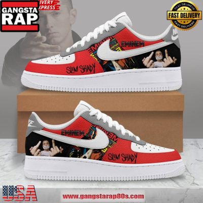Eminem Slim Shady Limited Edition Air Force 1 Running Sneakers Shoes
