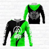 Linkin Park Black Green Pullover Hoodie