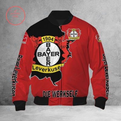 Bayer 04 Leverkusen Red Bomber Jacket