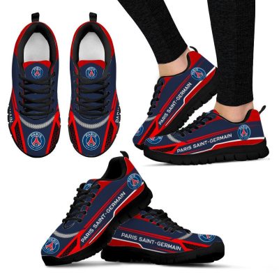 Paris Saint-Germain FC Blue Red Running Shoes