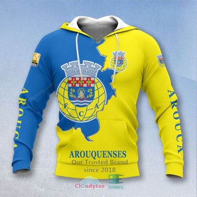 FC Arouca Yellow Blue Pullover Hoodie