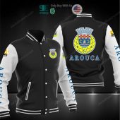 FC Arouca Black White Baseball Jacket